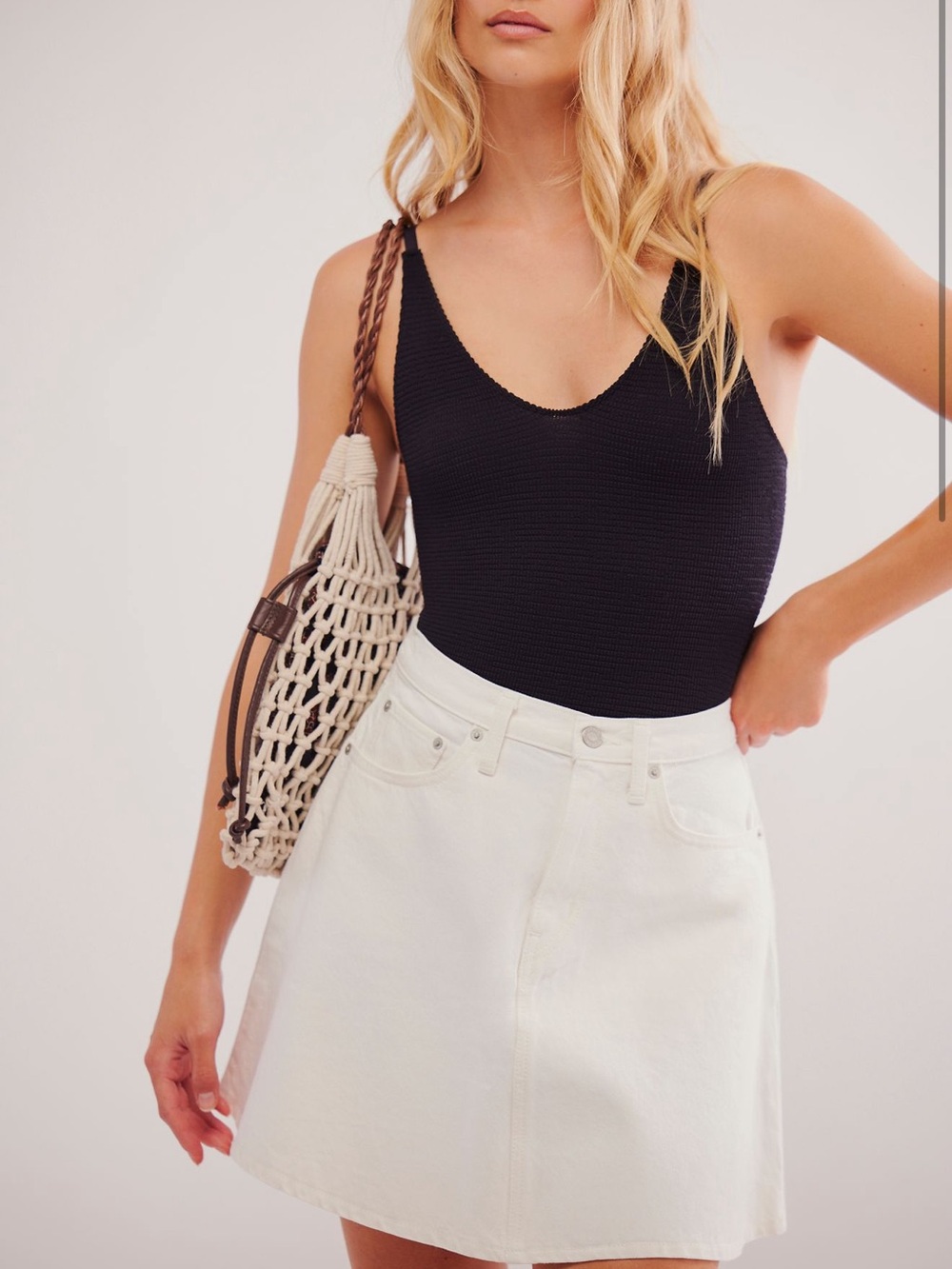 Levi’s white denim skirt Women